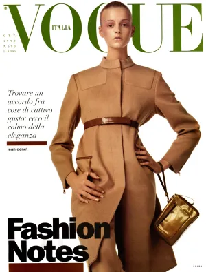 VOGUE Italia Magazine October 1999 JACQUETTA WHEELER May Andersen GUINEVERE