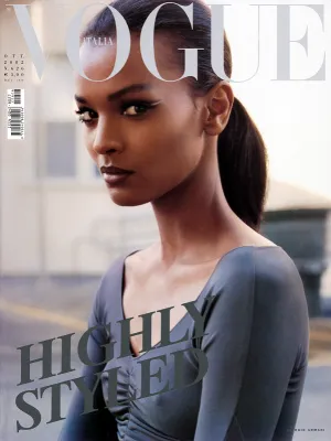 VOGUE Italia Magazine October 2002 LIYA KEBEDE Yasmin Le Bon LAETITIA CASTA Tatjana Patitz