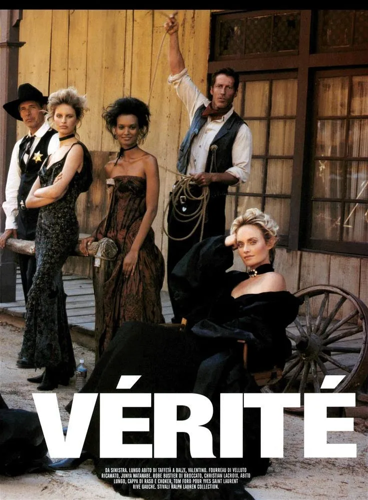 VOGUE Italia Magazine October 2002 LIYA KEBEDE Yasmin Le Bon LAETITIA CASTA Tatjana Patitz