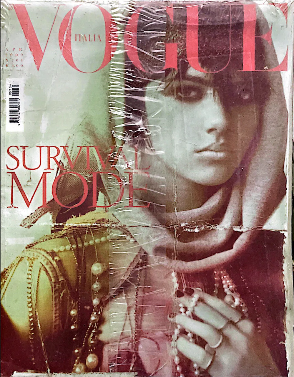 VOGUE Magazine Italia April 2009 ELIZA CUMMINGS Tyson Ballou SEALED   Casa Vogue