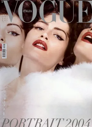 VOGUE Magazine Italia January 2004 MISSY RAYDER Elise Crombez GISELE CZ Guest