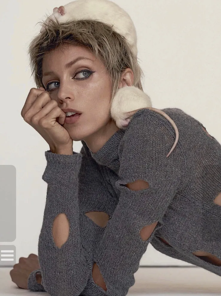 VOGUE Magazine Italia January 2021 JOHNNY DUFORT The Animal Issue ANJA RUBIK 5 of 7 SEALED