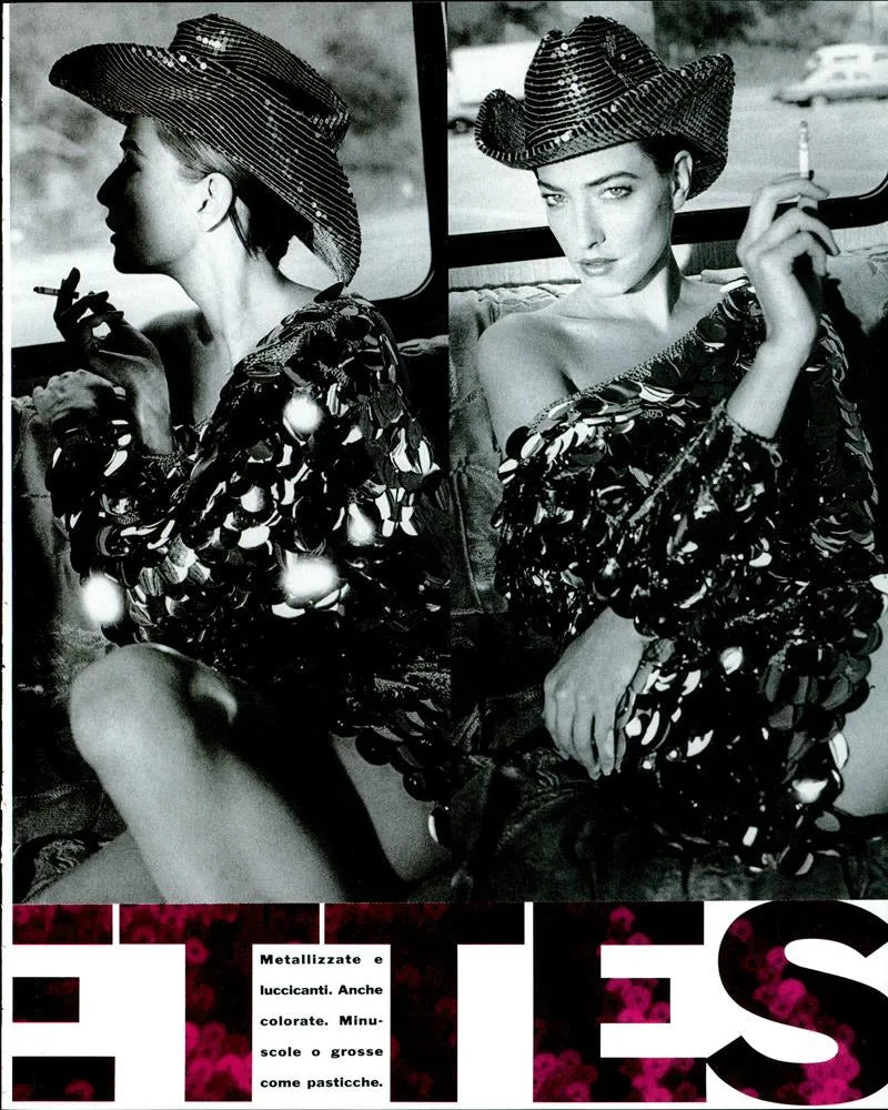 VOGUE Magazine Italia July 1990 NAOMI CAMPBELL Linda Evangelista CHRISTENSEN Patitz