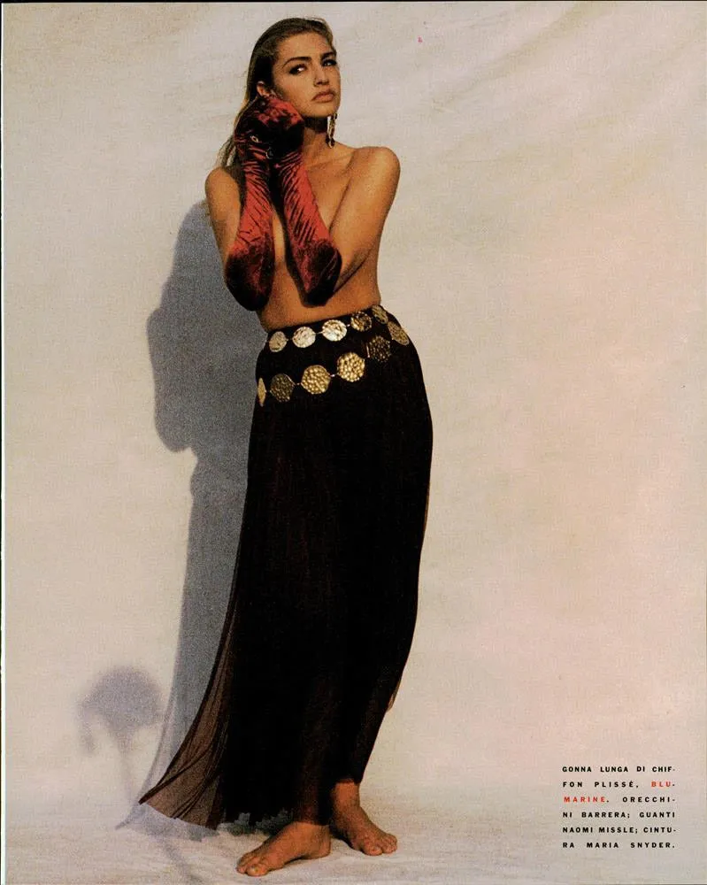 VOGUE Magazine Italia July 1990 NAOMI CAMPBELL Linda Evangelista CHRISTENSEN Patitz