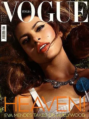 VOGUE Magazine Italia May 2008 EVA MENDES Natalia Vodianova GEMMA WARD Ali Stephens