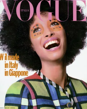 VOGUE Magazine Italia November 1990 CHRISTY TURLINGTON Italian Fashion In Japan