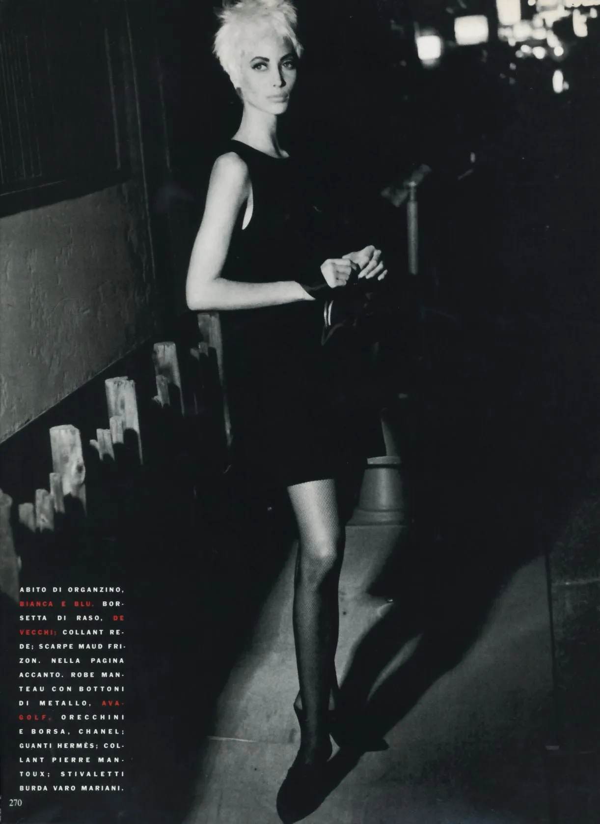 VOGUE Magazine Italia November 1990 CHRISTY TURLINGTON Italian Fashion In Japan