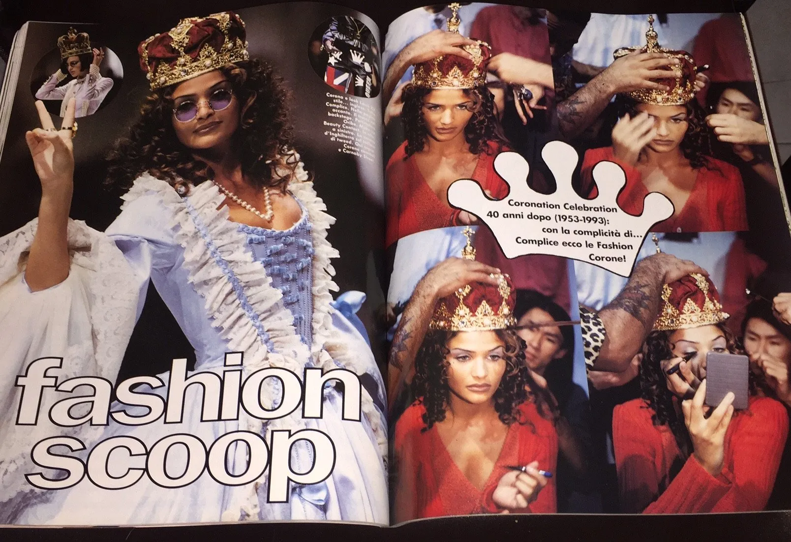 VOGUE Magazine Italia November 1992 MADONNA Kate Moss CHRISTY TURLINGTON Yasmeen Ghauri