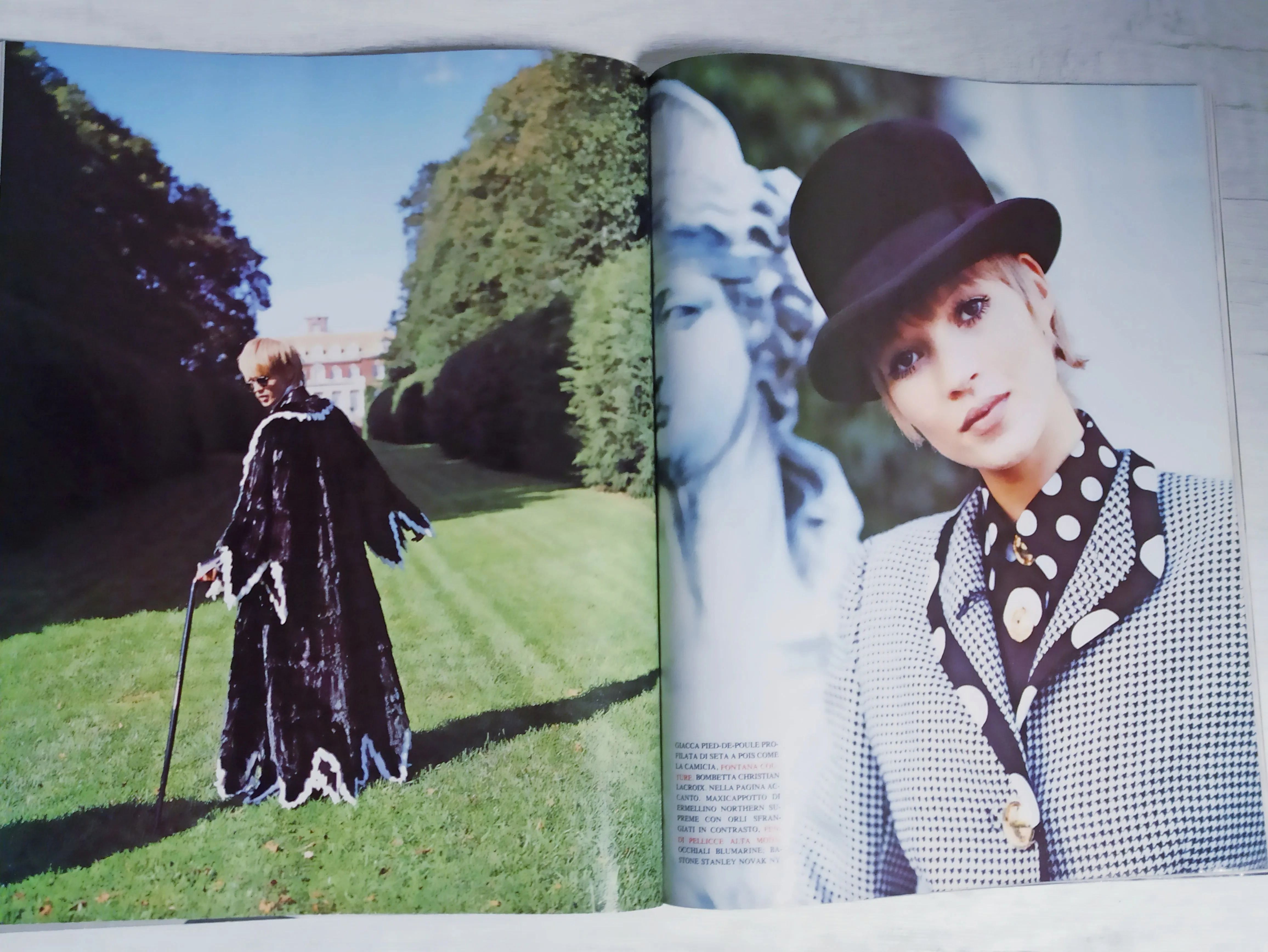 VOGUE Magazine Italia November 1992 MADONNA Kate Moss CHRISTY TURLINGTON Yasmeen Ghauri