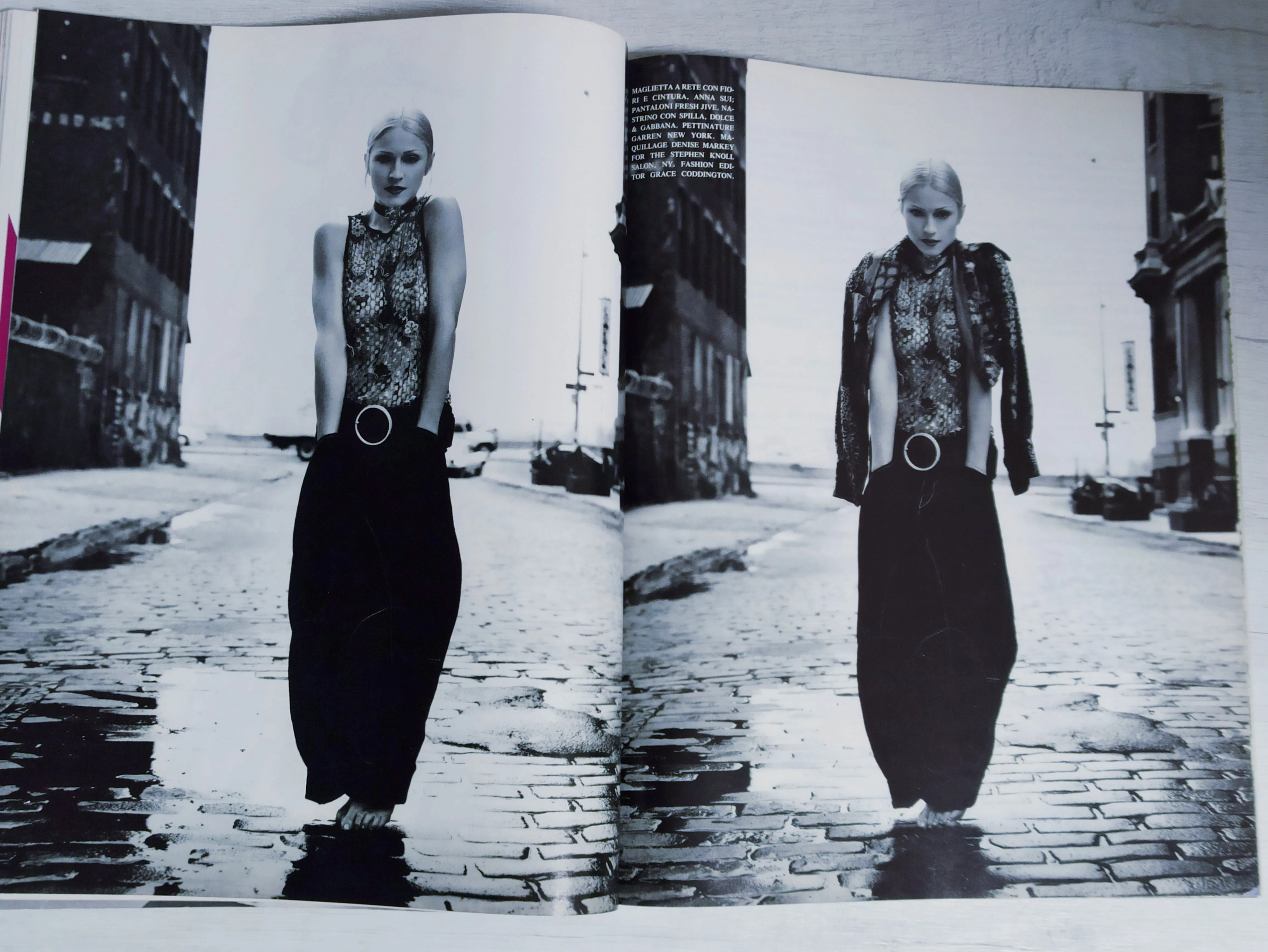 VOGUE Magazine Italia November 1992 MADONNA Kate Moss CHRISTY TURLINGTON Yasmeen Ghauri
