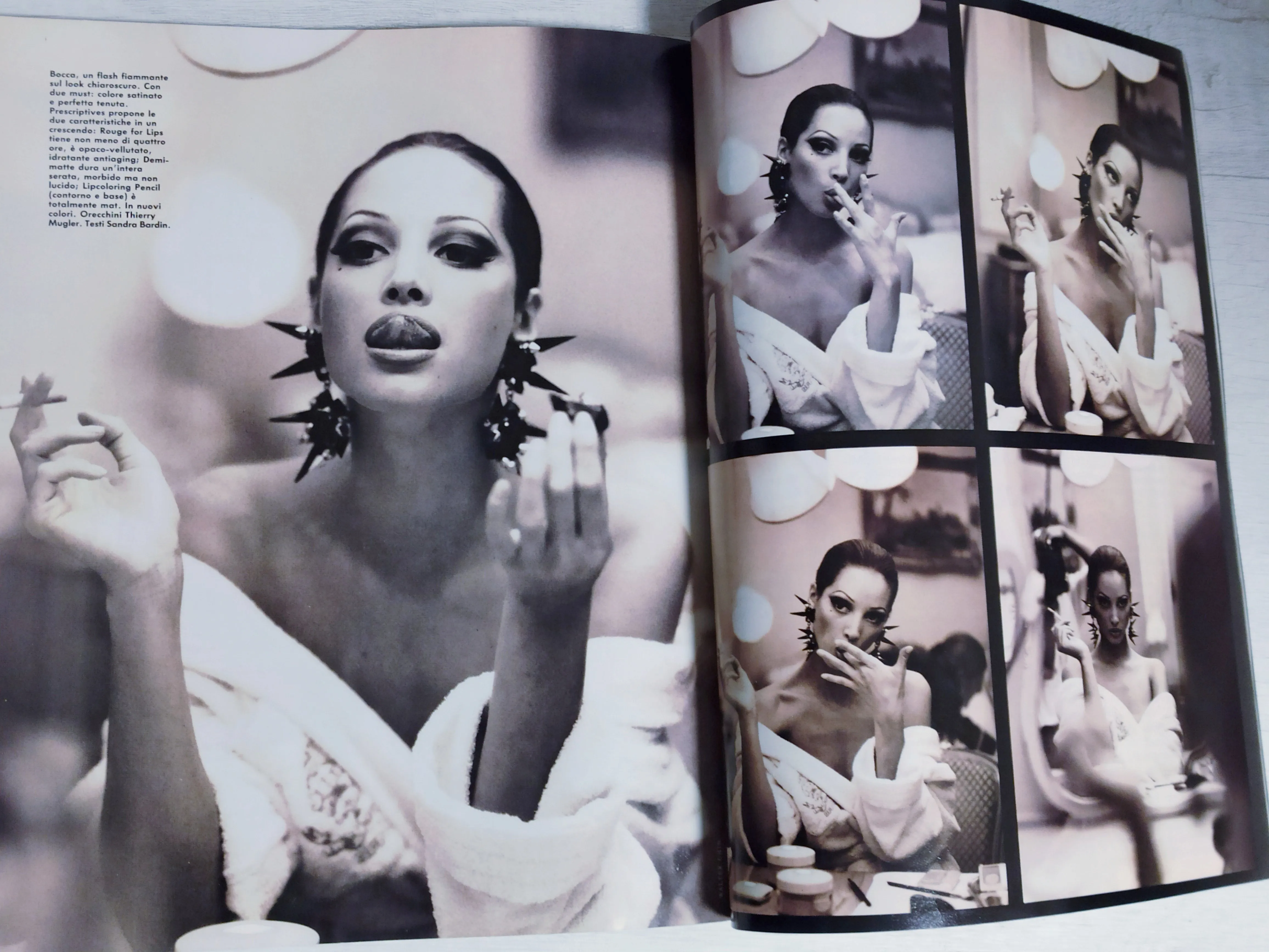 VOGUE Magazine Italia November 1992 MADONNA Kate Moss CHRISTY TURLINGTON Yasmeen Ghauri