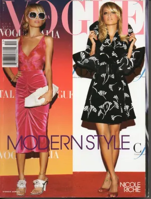 VOGUE Magazine Italia October 2006 Nicole Richie MONICA BELLUCCI Naomi Campbell KATE MOSS