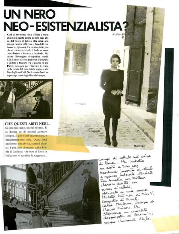 VOGUE Magazine Italia September 1982 ANNETTE STAI Andie MacDowell CAREY LOWELL