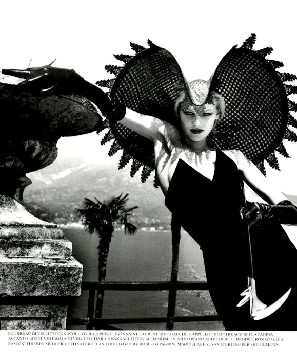 VOGUE Magazine Italia September 1996 ELSA BENITEZ Helmut Newton ANNIE MORTON Cindy Crawford