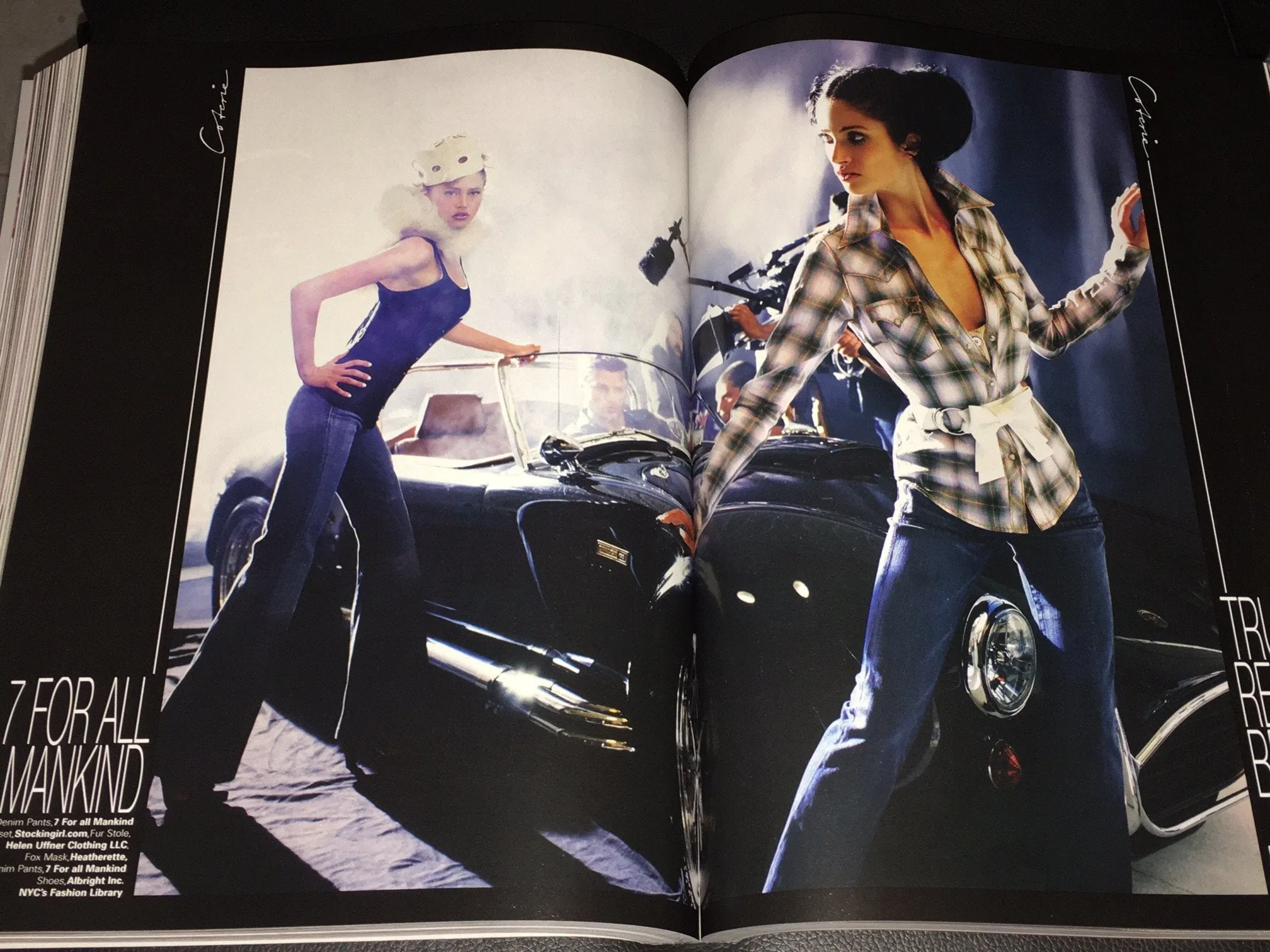 VOGUE Magazine Italia September 2006 HILARY RHODA Claudia Schiffer SHANNAN CLICK Crombez