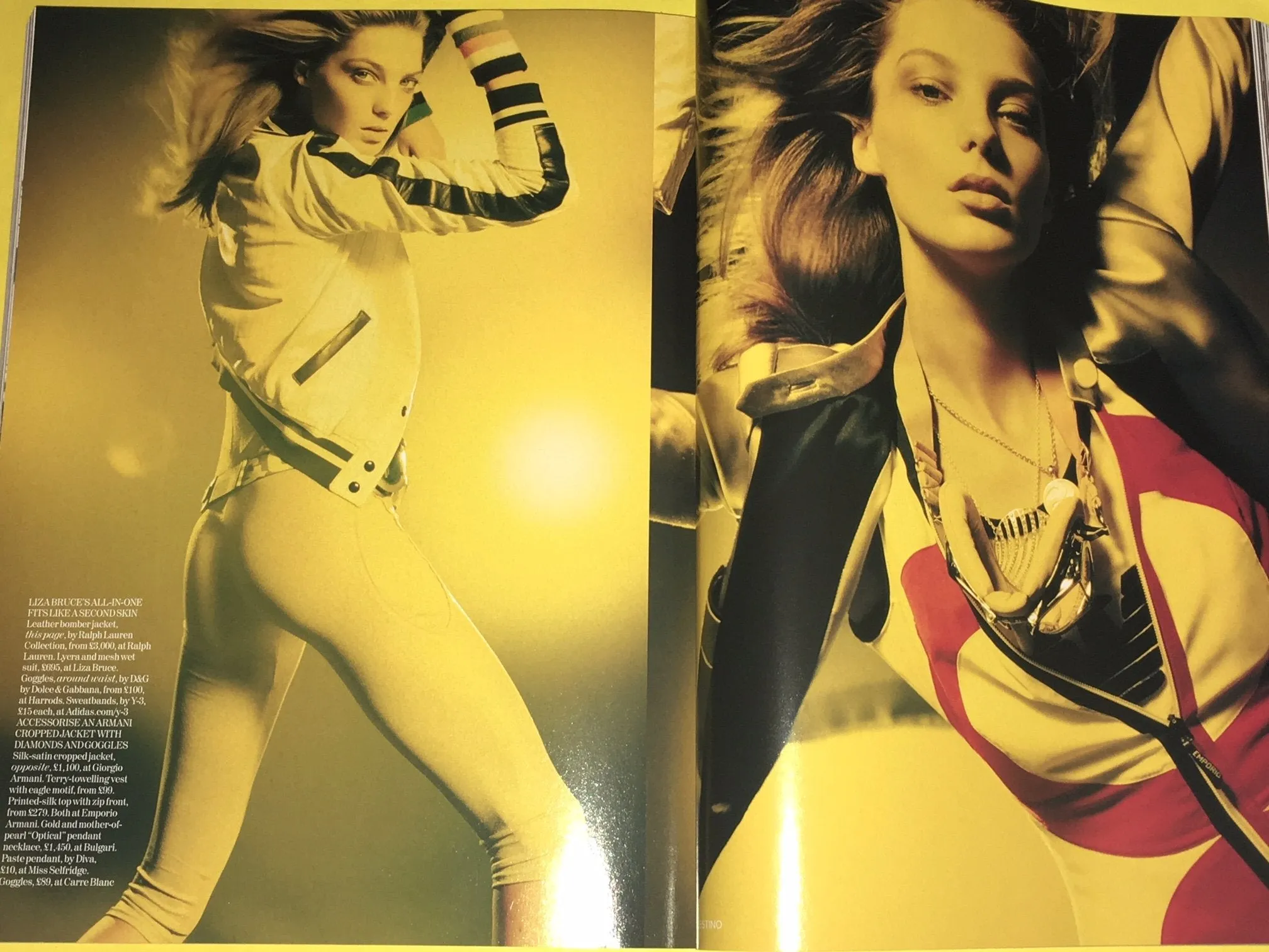 VOGUE Magazine UK March 2004 NATALIA VODIANOVA Daria Werbowy JESSICA MILLER Corinne Day