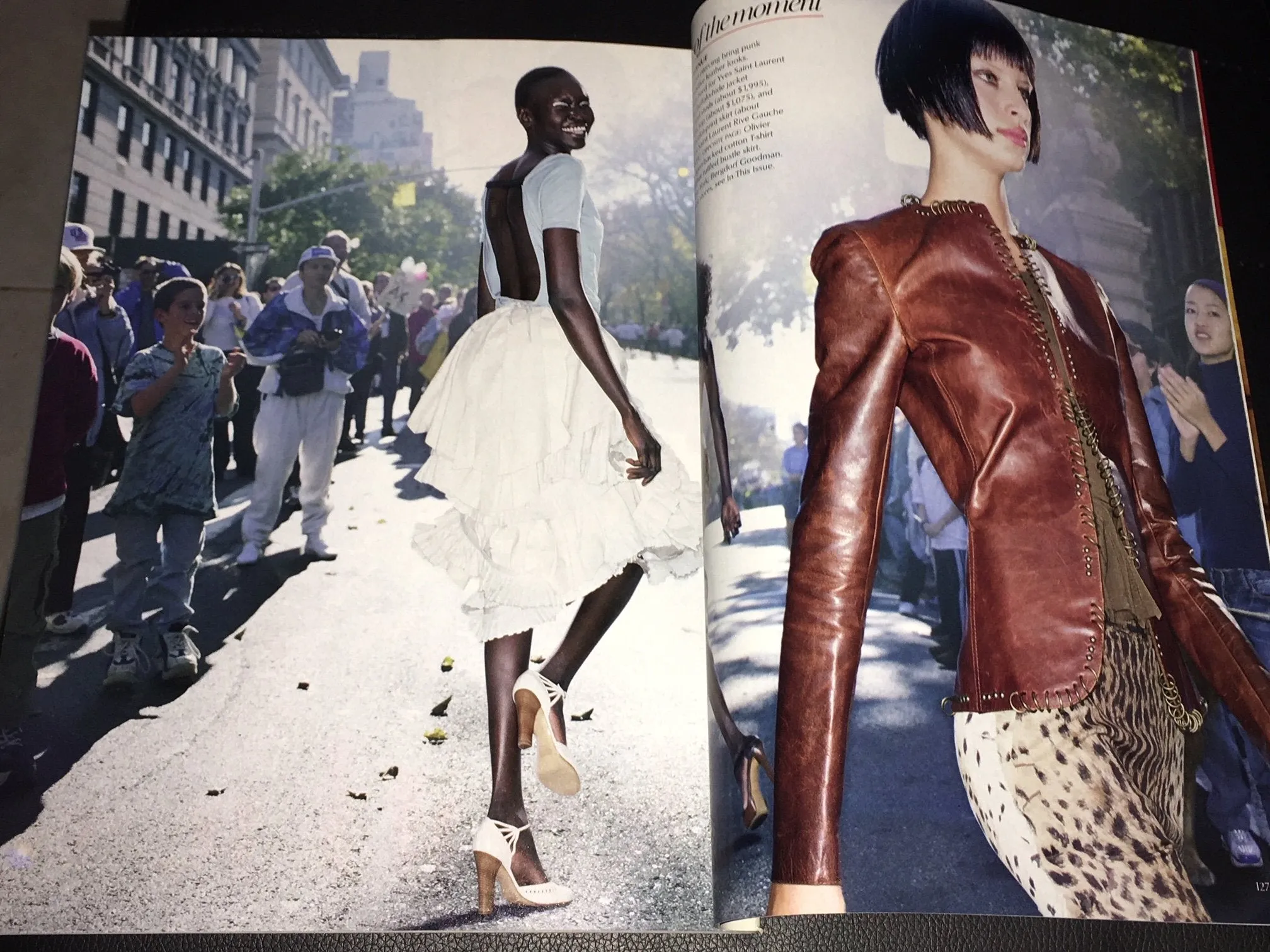 VOGUE Magazine US January 2002 JULIANNE MOORE Liya Kebede CARMEN KASS Stella Tennant