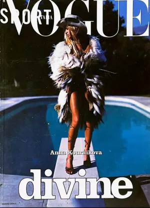 VOGUE Sport Magazine January 2004 ANNA KOURNIKOVA Jamie Dornan SERENA WILLIAMS