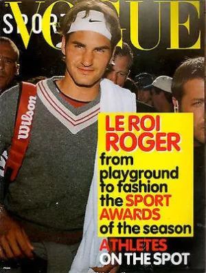 VOGUE Sport Magazine July 2005 ROGER FEDERER Nicole Vaidisova NICKY HAYDEN Jamie Bell