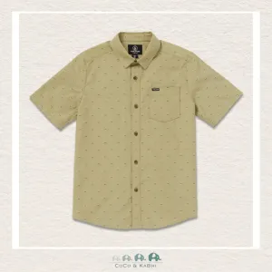Volcom Big Boys Stonemarcos Vintage Green Shirt