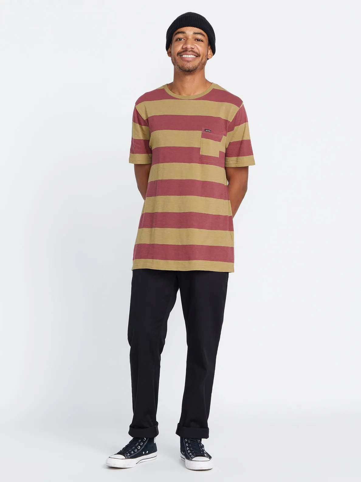 Volcom Mens Bolders Crew S/S Tee
