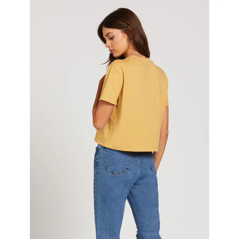 VOLCOM POCKET DIAL TEE DUSTY GOLD
