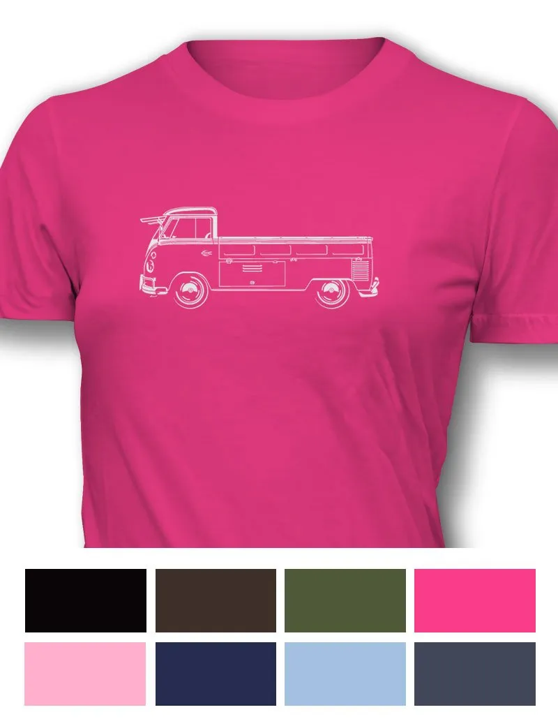 Volkswagen Kombi Utility Pickup Open Bed T-Shirt - Women - Side View