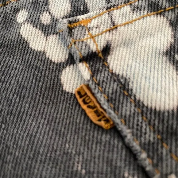 VTG Levi's Distressed Reverse Dye Shorts
