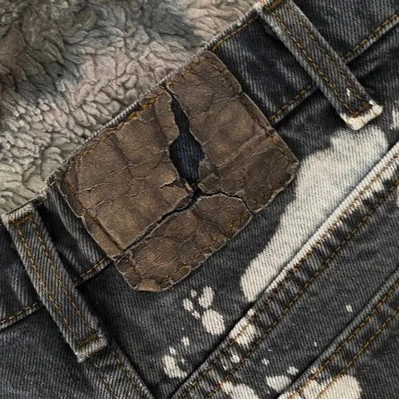 VTG Levi's Distressed Reverse Dye Shorts