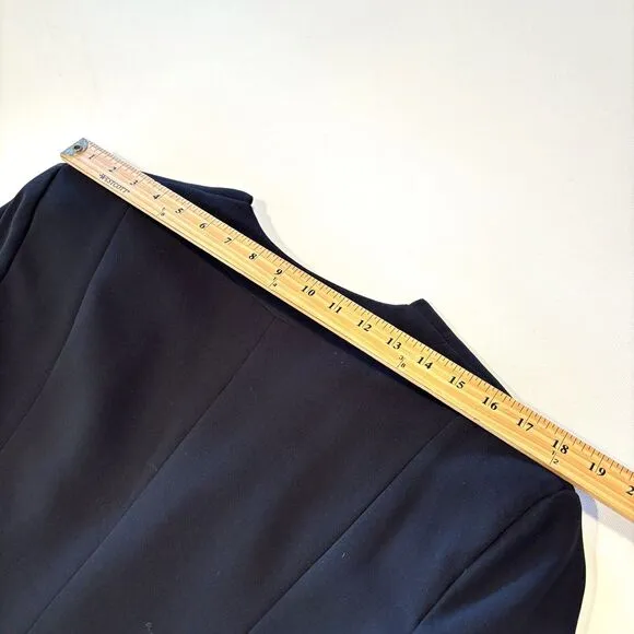 VTG North American Frontier Long Jacket Womens S Black Beaded Whitchcore Goth