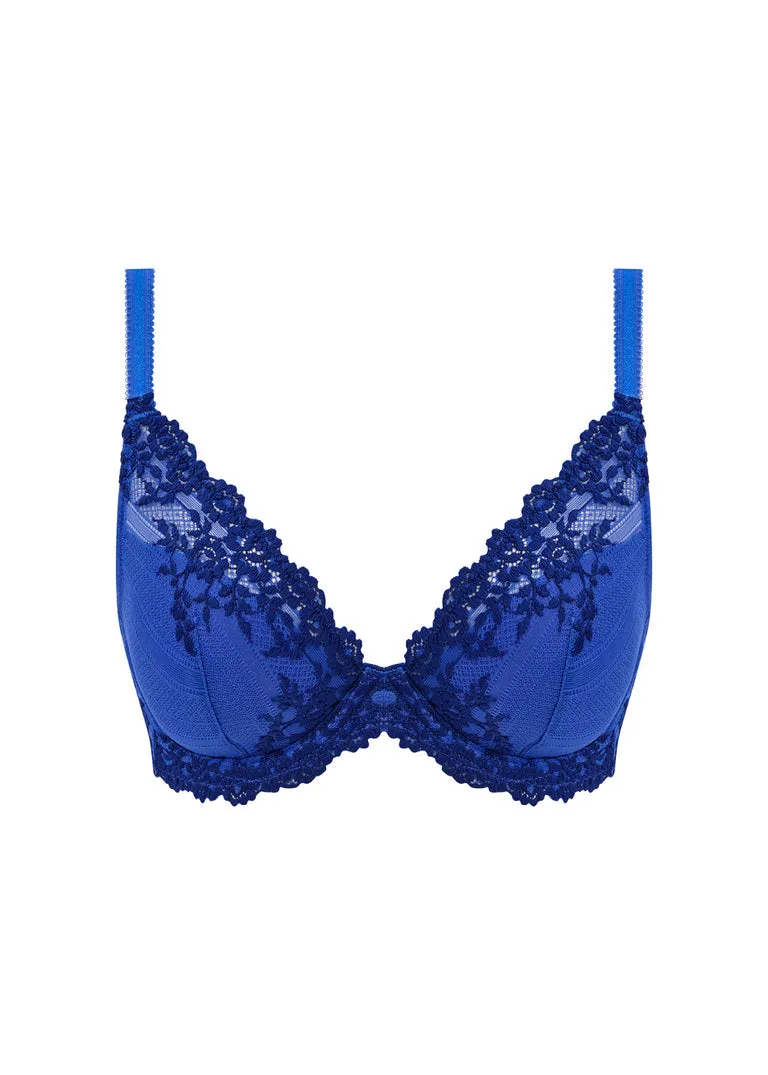 Wacoal Embrace Lace Plunge Uw Bra Beaucoup Blue