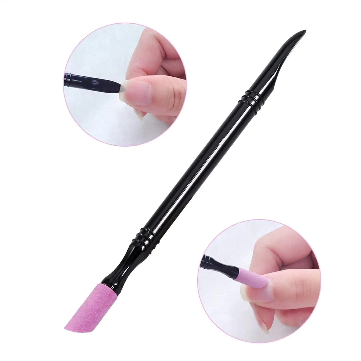 Washable Reusable Nail Stick Pen, Durable Cuticle Pusher, for Household Nail Salon