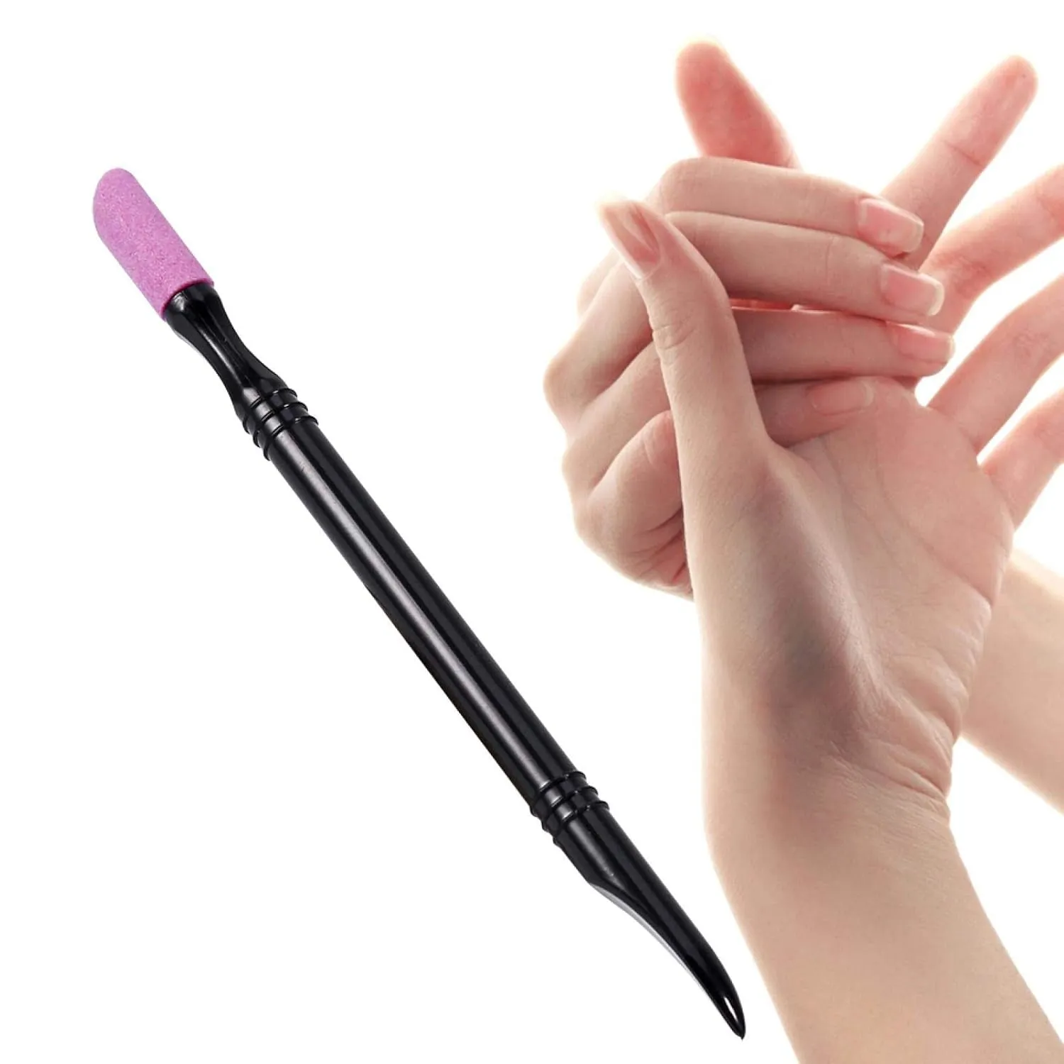 Washable Reusable Nail Stick Pen, Durable Cuticle Pusher, for Household Nail Salon