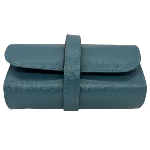 WATCH TRAVEL ROLL Leather - Blue