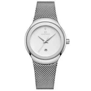 Watch Women Fashion Dress Quartz Watches Lady Stainless Steel Waterproof Wristwatch Simple Girl Clock Relogio Feminino
