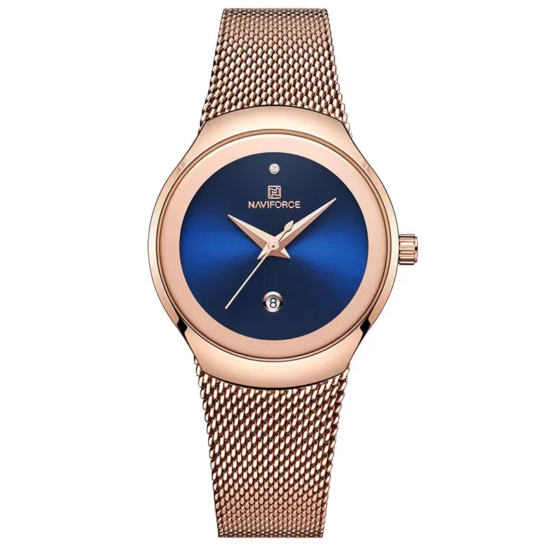 Watch Women Fashion Dress Quartz Watches Lady Stainless Steel Waterproof Wristwatch Simple Girl Clock Relogio Feminino