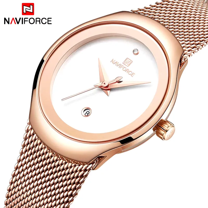 Watch Women Fashion Dress Quartz Watches Lady Stainless Steel Waterproof Wristwatch Simple Girl Clock Relogio Feminino