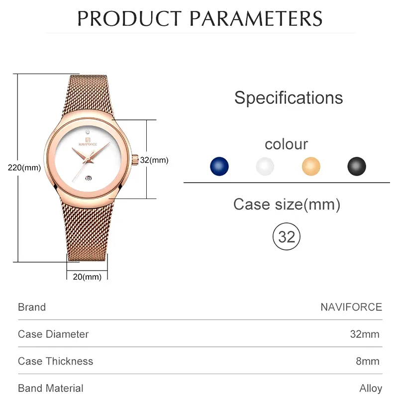 Watch Women Fashion Dress Quartz Watches Lady Stainless Steel Waterproof Wristwatch Simple Girl Clock Relogio Feminino