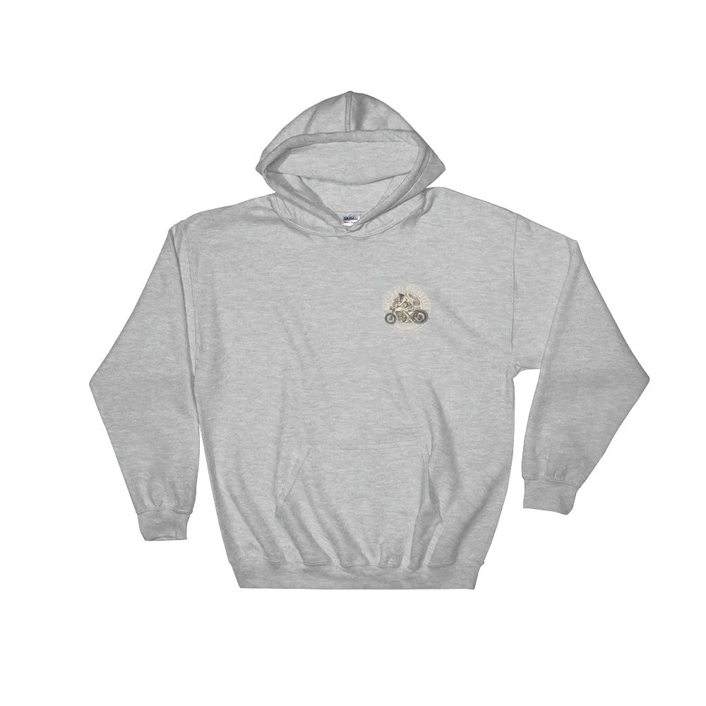 Watchill'n 'Riders Club' - Hooded Sweatshirt (Tan)