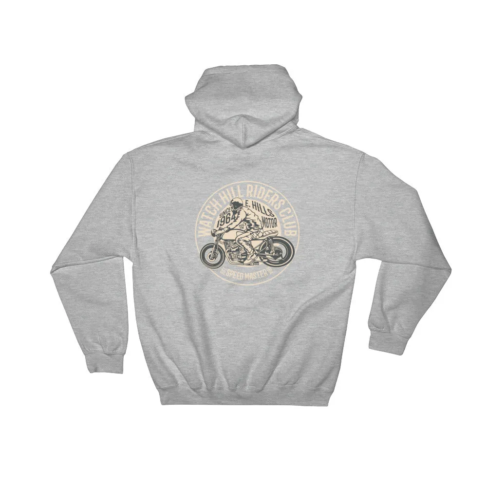 Watchill'n 'Riders Club' - Hooded Sweatshirt (Tan)