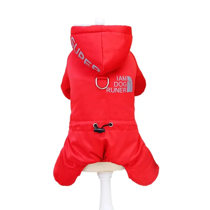Waterproof Pet Jumpsuit Warm Coat for Small Dogs
