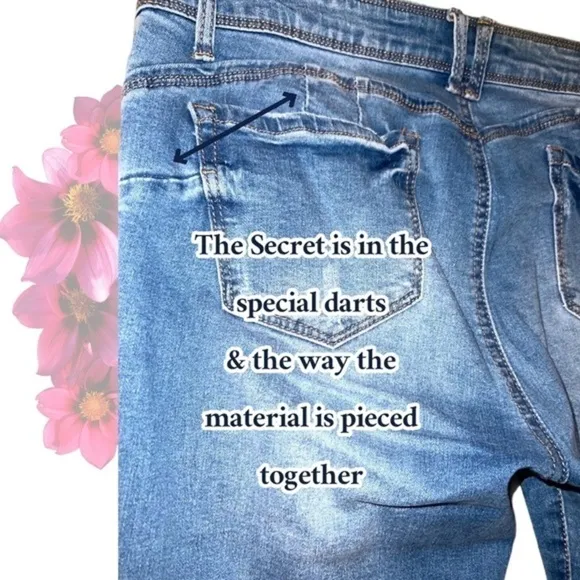 WAX Jean &quot;Butt I Love You&quot; Push-Up High-Rise Skinny Jeans w/Destructed Hem