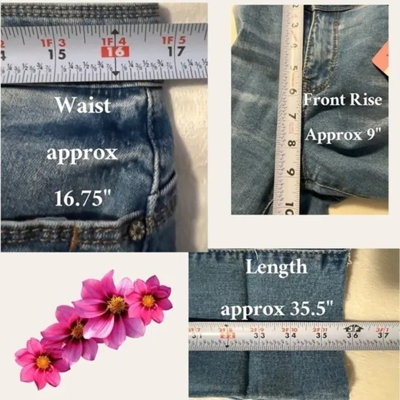 WAX Jean &quot;Butt I Love You&quot; Push-Up High-Rise Skinny Jeans w/Destructed Hem