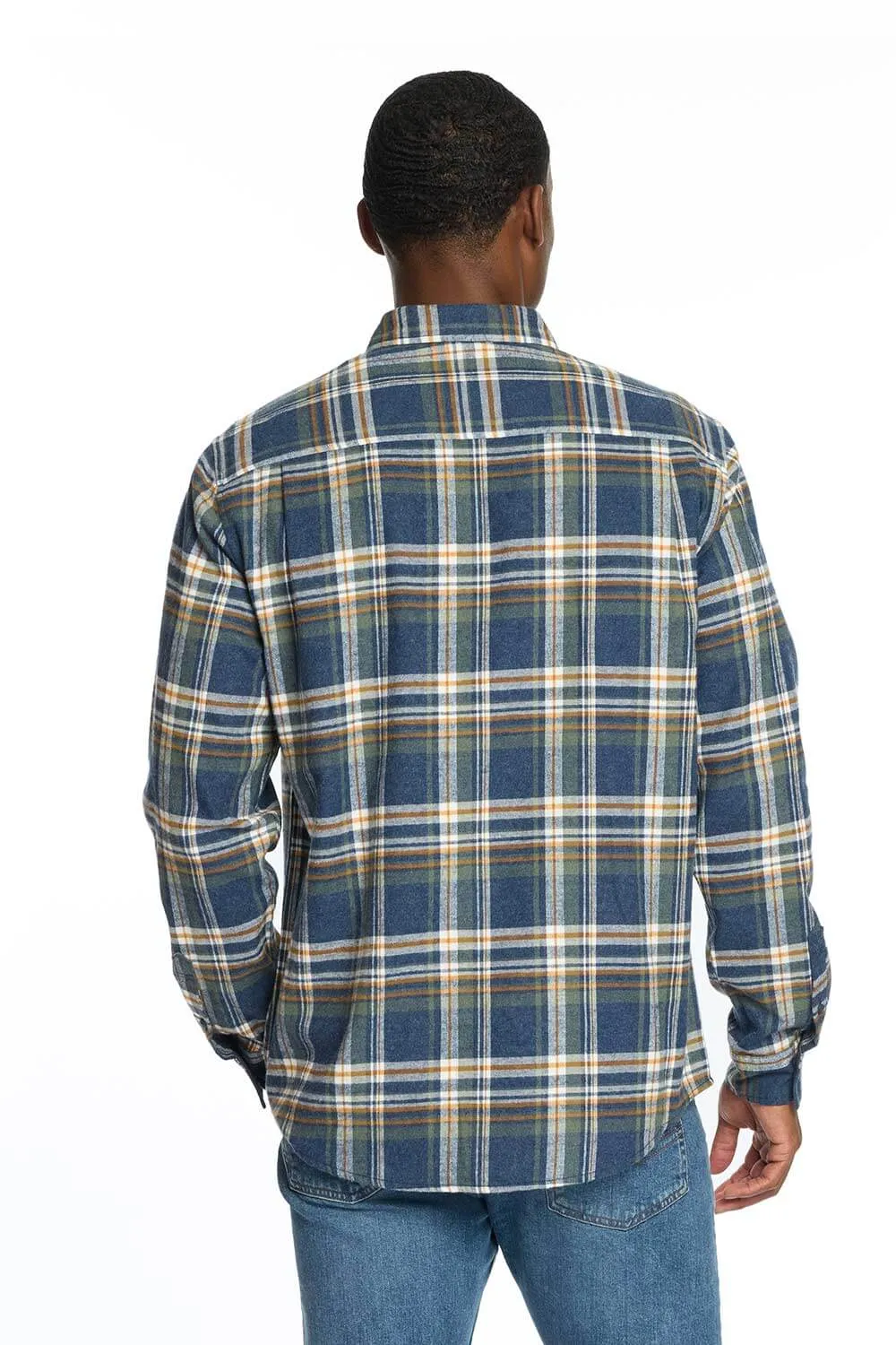 Weatherproof Vintage Brushed Flannel Shirt for Men in Parisian Night | F2485572GK-PARISIANNIGHT