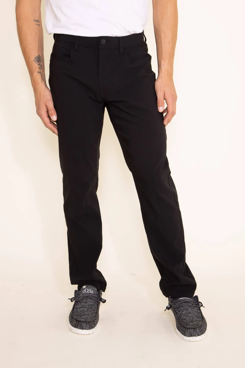 Weatherproof Vintage Lewis Performance Pants for Men in Black (Spring 2023) | W2S515-BLACK 005