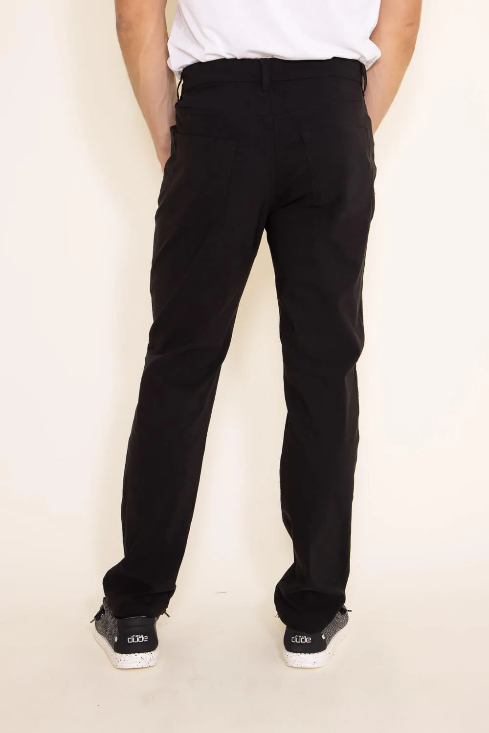 Weatherproof Vintage Lewis Performance Pants for Men in Black (Spring 2023) | W2S515-BLACK 005