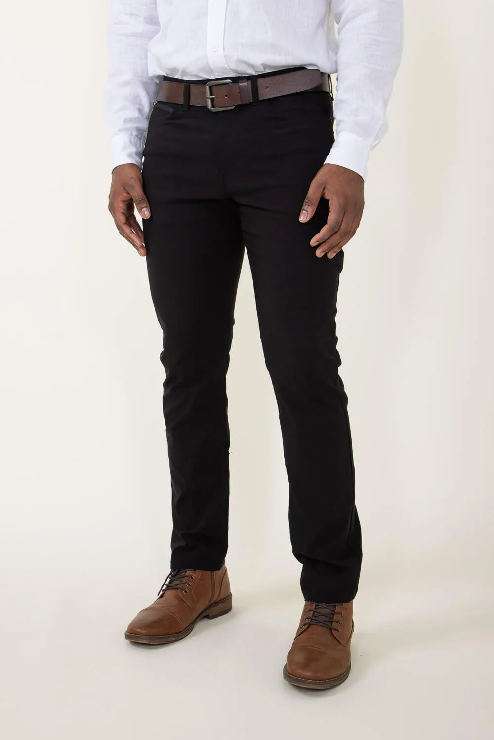 Weatherproof Vintage Momentum 5 Pocket Pants for Men in Black | W4S901-004 BLACK