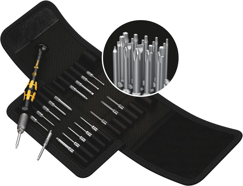 Wera 05073671001 Kraftform Kompakt Micro 20 ESD 1, 20 pieces