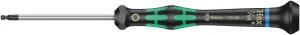 Wera 05118106001 2052 Ball end hexagon screwdriver for electronic applications, 7/64" x 60 mm