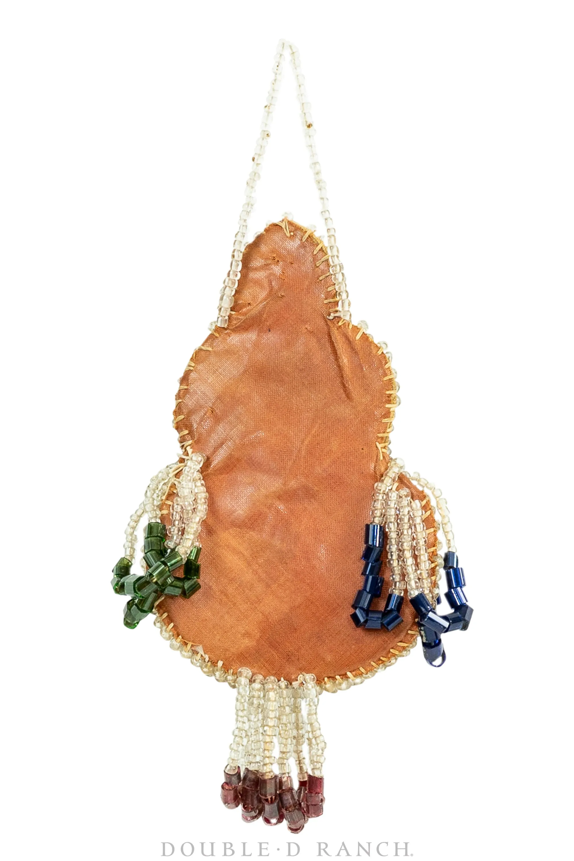 Whimsey, Wall Pocket, Tri-Lobe, Heavy Beading, Vintage, Turn of the Century, 309